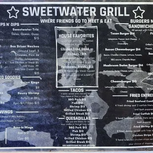 Latest Menu side 1