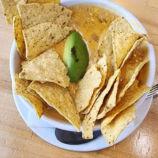 Gluten-free turkey tortilla soup. October 2024