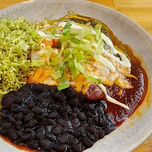 Chicken enchiladas