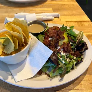 salad and soup combo, looks great