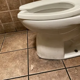Unclean toilet