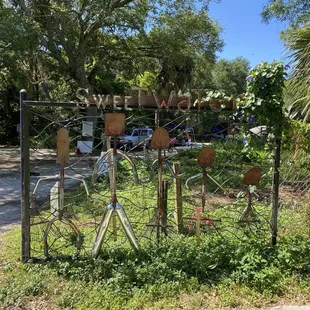 Entrance to farm- front gates