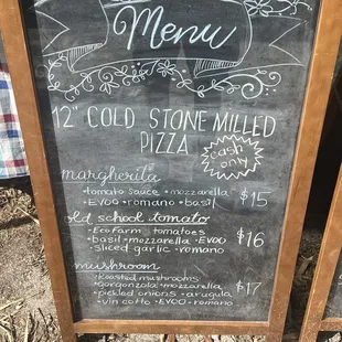 Fresh organic pizza from the chef from Gregario Pizza in Safety Harbor