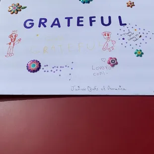 Our grateful note to Farmer ‍ Scott, who educated our group of Junior Chefs of America.