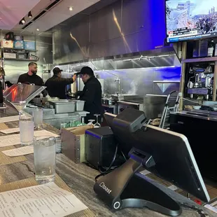 sushi and sashimi, interior