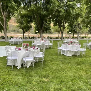 Reception by Gazebo area.