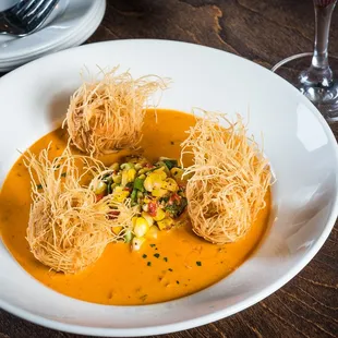 Blue Crab &amp; Shrimp Fritters at Sweetwater Tavern