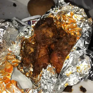 Wings are disgusting, soaking wet-mooshy no crunch tastes like pure Tabasco sauce