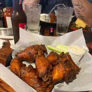 bbq chicken, poultry, chicken wings and fried chicken, chicken, chicken wings, fried chicken, food, fried chicken wings, bbq wings