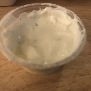 Old expired Ranch dressing or Blue Cheese