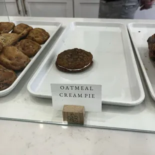 Yummy homemade oatmeal cream pies!