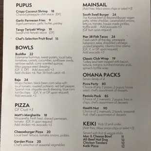 Food Menu