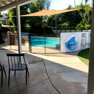 Parents viewing area