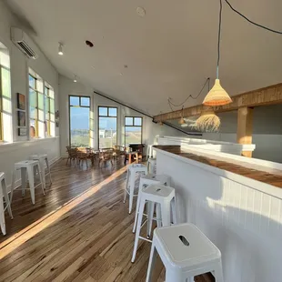 Upstairs seating