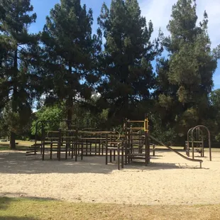 Jungle gym play area.