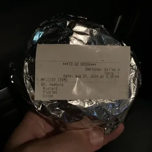 DOUBLE HAMBURG @ Swenson's drive-in: worth every dollar