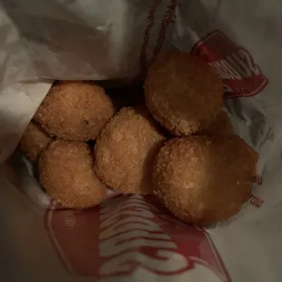 Fried mushruuu-uuums they are very good and a full bag!