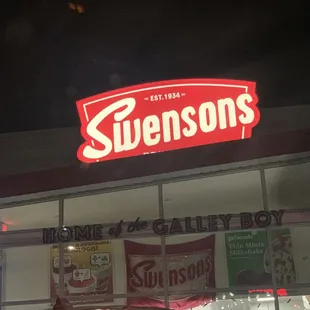 Swenson's - great place for chow, anytime of day!