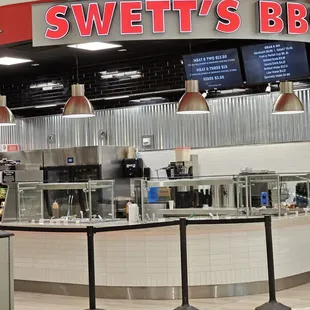 the inside of a restaurant