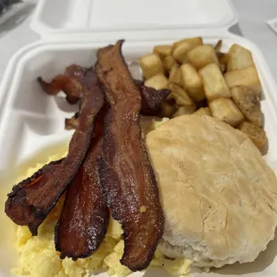 Breakfast Plate with Bacon