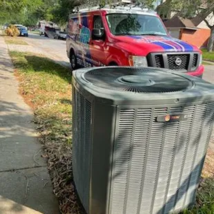 Residential change out .