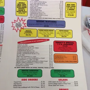 Menu Page 2 - September 2014