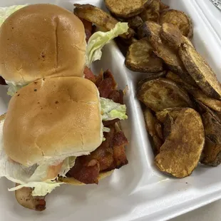 Home fries were bussin bussin