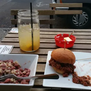 Couldn't help start eating! ! Great food, great happy hour, chill atmosphere, what else would you want??