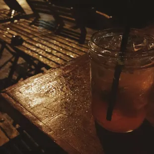 There is nothing quite like a drink in the rain.