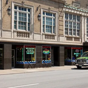 405 capitol street, Washington street side of the building