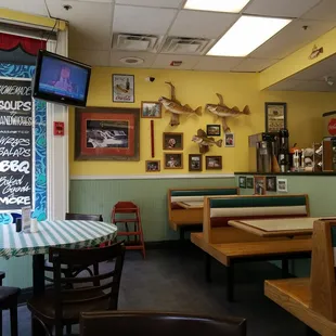 interior, sushi and sashimi