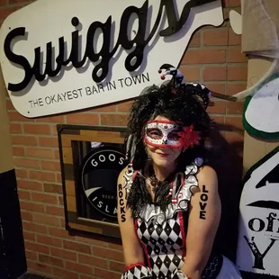 Nancy at Swiggs Halloween 2019.