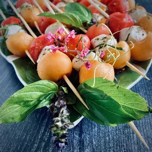 Summer Melon Caprese