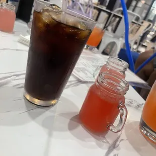 coke &amp; strawberry shooter