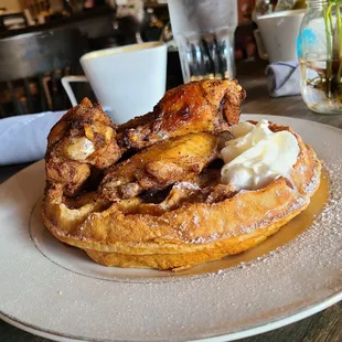 Chicken and waffles