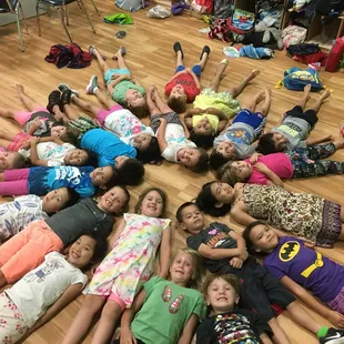 The FishBowl offers lots of indoor space for our camp groups' activities.