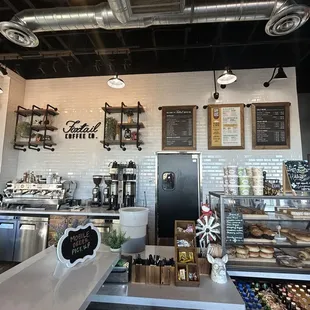 You have to go next door to Foxtail coffee shop to order ur burger etc.