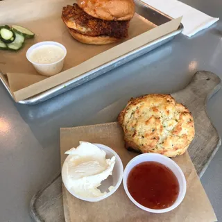 House Made Cheddar Chive Biscuit