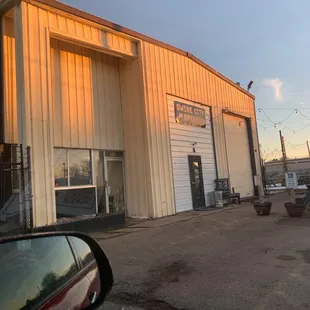 Outside