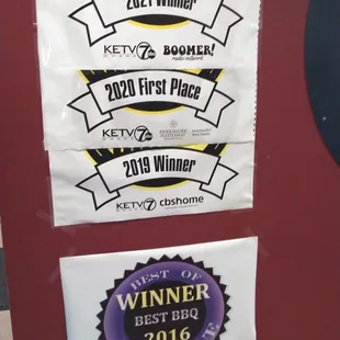 Some of there awards.