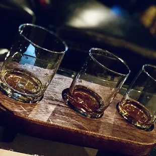 Bourbon flight