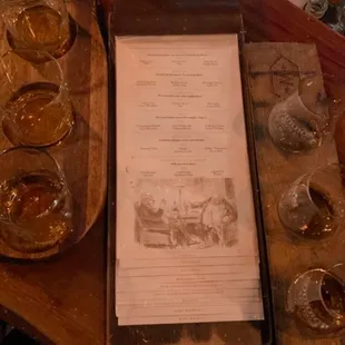 Date night whiskey flights