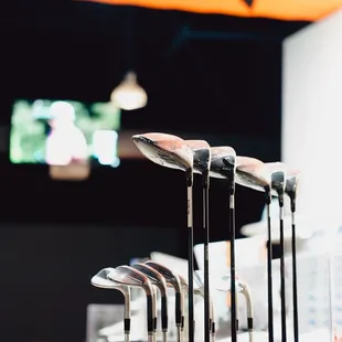 Clubs and golf equipment for sale