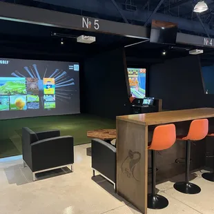 Swing Bay #5 seating area