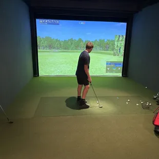 Golf simulator!