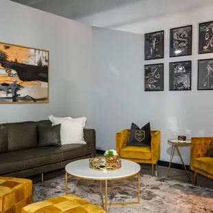 Our cozy lounge area.