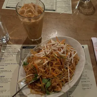 Pad Thai &amp; Thai Iced Tea