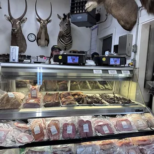 Deli meats, various bacon.