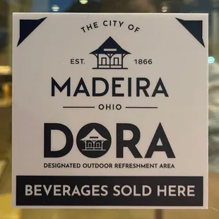 DORA beverages sold here