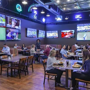 Catch your favorite sporting event on one of your 34 HDTVs at Swinomish Sports Bar &amp; Grill!